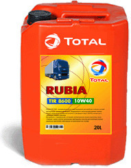 TOTAL RUBIA Tir 8600 10w40 20л